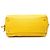 Sac à main Prada Vitello Daino avec fermeture éclair jaune - vue 3