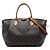 Borsa Satchel Louis Vuitton Monogram Turenne GM Marrone