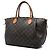 Borsa Satchel Louis Vuitton Monogram Turenne GM Marrone - vista 2