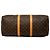 Sac de voyage Louis Vuitton Monogram Keepall 50 Marron - vue 3