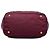 Rote Prada Soft Calf Trimmed Tessuto Handtasche - Ansicht 3