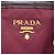Rote Prada Soft Calf Trimmed Tessuto Handtasche - Ansicht 5
