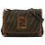 Borsa a tracolla Fendi Zucca Canvas FF marrone