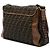 Borsa a tracolla Fendi Zucca Canvas FF marrone - vista 2