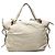Tote Gucci Large Leather Bamboo Bar Bianco