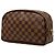 Borsa a pochette Louis Vuitton Damier Ebene Trousse Toilette 25 Marrone - vista 2