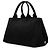 Prada Canvas Canapa Logo Tote Satchel schwarz - Ansicht 2
