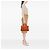 Bolsa Hermès Valparaiso PM em Toile e Swift Laranja - vista 5