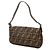 Borsa a spalla Baguette Fendi Zucca in tela marrone - vista 2