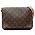 Bolsa de Ombro Louis Vuitton Monogram Musette Tango Castanha com Alça Curta Marrom