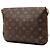 Bolsa de Ombro Louis Vuitton Monogram Musette Tango Castanha com Alça Curta Marrom - vista 2