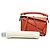 Borsa Nano Puzzle LOEWE in vitello Orange Arancione - vista 7