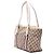 Borsa Tote Gucci GG Canvas Web Jolicoeur Beige - vista 2