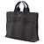 Hermès Herline PM Tote Bag aus Canvas grau - Ansicht 2