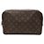 Bolso de mano Louis Vuitton Monogram Trousse Toilette 28 Marrón Castaño