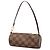 Borsa a mano Louis Vuitton Damier Ebene Papillon Pochette Marrone - vista 2