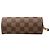 Borsa a mano Louis Vuitton Damier Ebene Papillon Pochette Marrone - vista 3