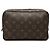 Borsa a Clutch Louis Vuitton Monogram Trousse Toilette 23 Marrone