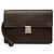 Borsa a Pochette Louis Vuitton Taiga Selenga Marrone
