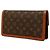 Borsa a pochette Louis Vuitton Monogram Pochette Dame PM Marrone - vista 2