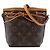 Borsa a secchiello Louis Vuitton Monogram Nano Noe Marrone
