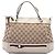 Borsa Mayfair Satchel Gucci GG Canvas Web Bianca Bianco