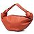 Mini borsa Bottega Veneta Double Knot in pelle di vitello Arancione - vista 2