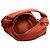 Mini borsa Bottega Veneta Double Knot in pelle di vitello Arancione - vista 4