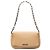 Bolsa de ombro com corrente Gucci em couro de bezerro bege