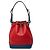 Borsa a secchiello Louis Vuitton Epi Tricolor Noe GM rossa Rosso