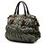 Bolso Satchel Prada Tessuto Gaufre Verde - vista 2