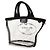 Prada PVC Canapa Logo Tote Satchel schwarz - Ansicht 2