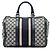 Borsa Boston Satchel Gucci Medium GG Canvas Web Joy Beige