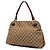 Bolsa de Ombro Gucci GG Canvas Eclipse Bege - vista 2