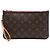 Louis Vuitton Monogram Neverfull MM Pouch Braun