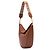 Bolsa Luna Hobo Small em couro marrom LOEWE - vista 2