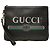 Clutch Gucci in pelle di vitello con logo nera Nero