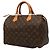 Borsa Boston Louis Vuitton Monogram Speedy 30 Marrone - vista 2