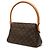 Bolso de hombro Mini Looping Monogram Louis Vuitton marrón Castaño - vista 2