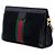 Borsa a tracolla Gucci Small Suede Web Ophidia Chain Nera Nero - vista 2