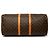 Borsa da viaggio Louis Vuitton Monogram Keepall 55 Marrone - vista 3