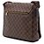 Borsa a tracolla Louis Vuitton District MM Damier Ebene Marrone - vista 2
