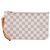 Pouch Louis Vuitton Damier Azur Neverfull MM bianca Bianco