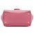 Borsa Satchel Prada Vitello Daino Soundlock Rosa - vista 3