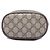 Borsa secchiello Gucci Mini GG Supreme Web Ophidia Beige - vista 3
