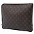 Borsa pochette Louis Vuitton Monogram Etui Voyage GM Marrone - vista 2