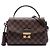 Bolso Louis Vuitton Damier Ebene Croisette Marrón Castaño