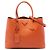 Bolso Prada Medium Saffiano Cuir de Doble Asa Naranja