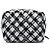 Chanel CC Canvas Gingham Lunch Box Schultertasche in Schwarz - Ansicht 3