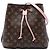 Borsa a Secchiello Louis Vuitton Monogram Neonoe MM Marrone